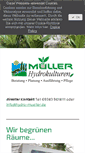 Mobile Screenshot of hydro-mueller.de